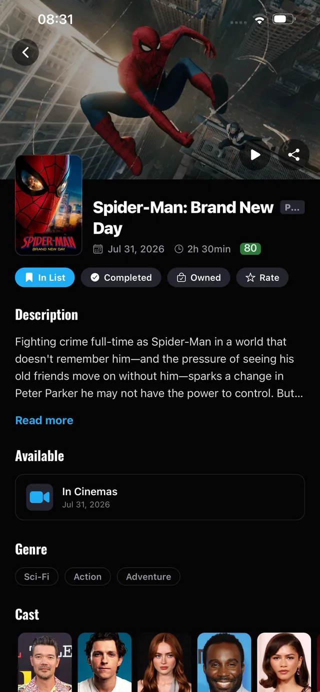 Where to watch in the WatchNPlay app